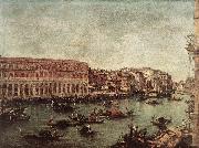 GUARDI, Francesco The Grand Canal at the Fish Market (Pescheria) dg China oil painting reproduction
